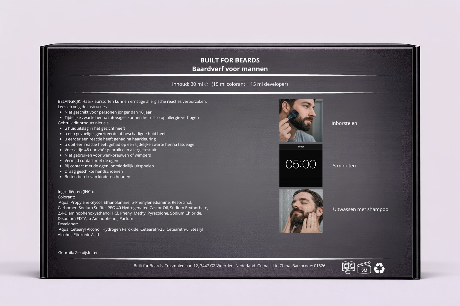 Built for Beards Dark Brown - Afbeelding 8